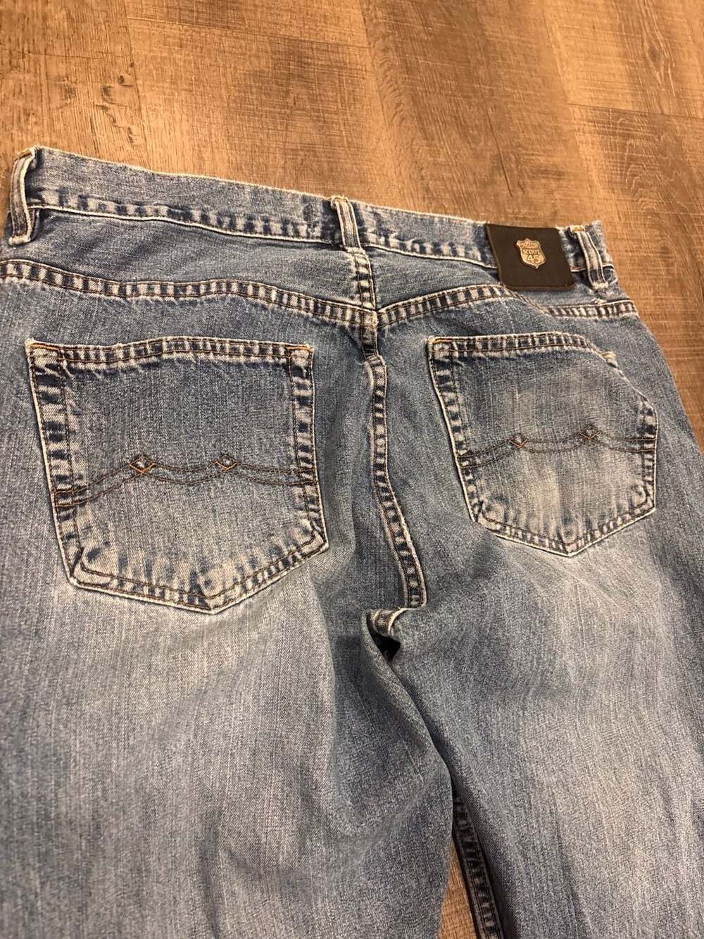 Indian Motorcycle Indian Scout 45 Distressed Light Wash Jeans